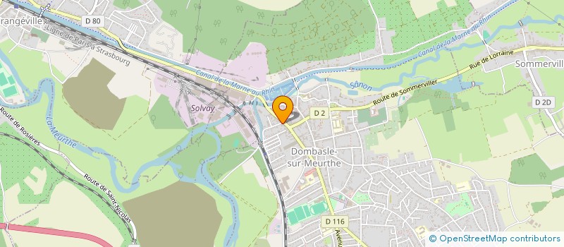 localisation de l'entreprise SCI MATHIEU RMM  DOMBASLE-SUR-MEURTHE