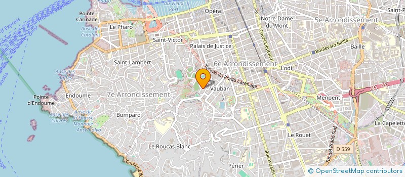 localisation de l'entreprise SCI MATHIFA 51  MARSEILLE