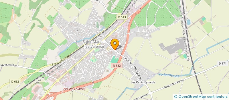 localisation de l'entreprise SCI MATHILDE  SAINT-MARCEL-LES-VALENCE