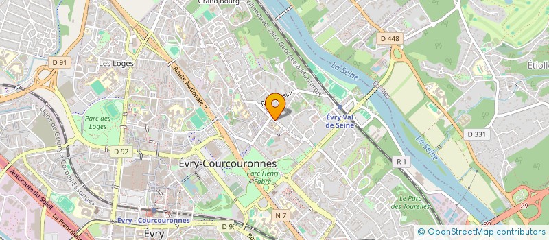 localisation de l'entreprise SCI MATHILDE  EVRY-COURCOURONNES