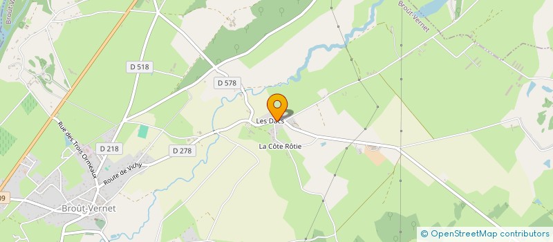 localisation de l'entreprise SCI MATHILDE  BROUT-VERNET