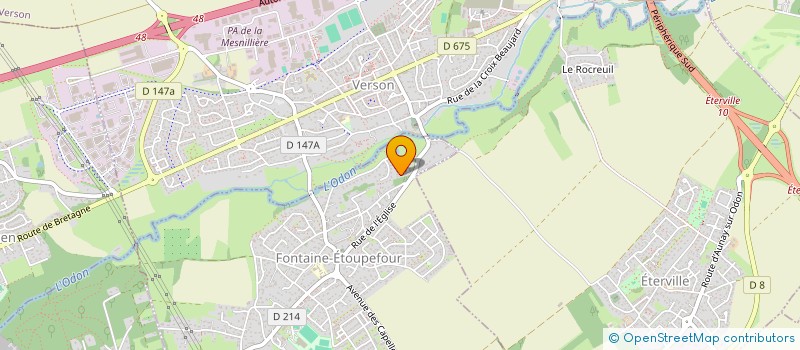 localisation de l'entreprise SCI MATHILDE  FONTAINE-ETOUPEFOUR