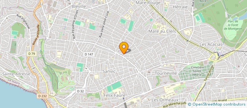 localisation de l'entreprise SCI MATHILDE à LE HAVRE