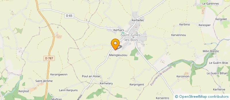 localisation de l'entreprise SCI MATHILDE  SAINT-GILLES-LES-BOIS