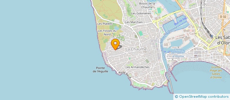 localisation de l'entreprise SCI MATHILDE à LES SABLES D'OLONNE