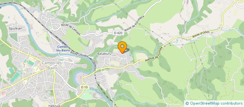 localisation de l'entreprise SCI MATHILDE  CAMBO-LES-BAINS