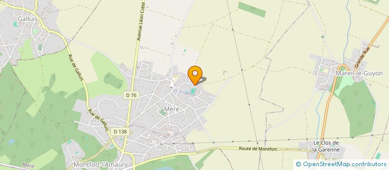 localisation de l'entreprise SCI MATHILDE  MONTFORT L'AMAURY