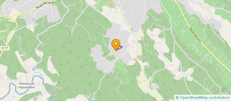 localisation de l'entreprise SCI MATHILDE  LORGUES