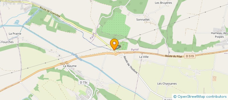 localisation de l'entreprise SCI MATHILDE  SAINT-ETIENNE-DE-SAINT-GEOIRS