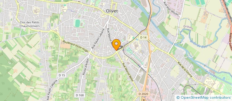 localisation de l'entreprise SCI MATHILDE à OLIVET