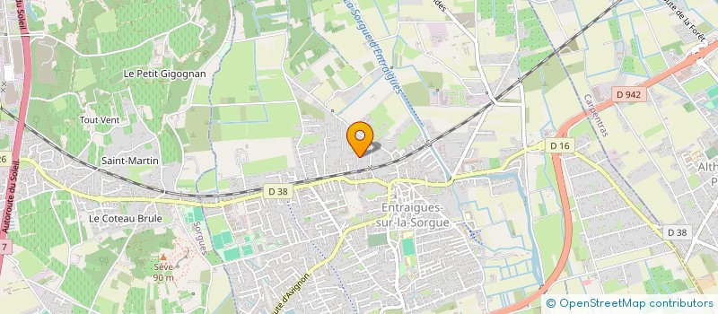 localisation de l'entreprise SCI MATHILDE  ENTRAIGUES-SUR-LA-SORGUE