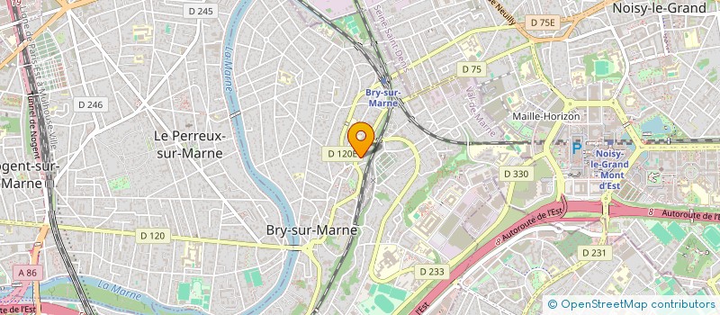 localisation de l'entreprise SCI MATHILDE  BRY-SUR-MARNE