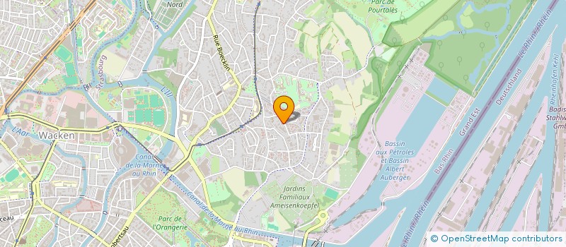 localisation de l'entreprise SCI MATHILDE  STRASBOURG