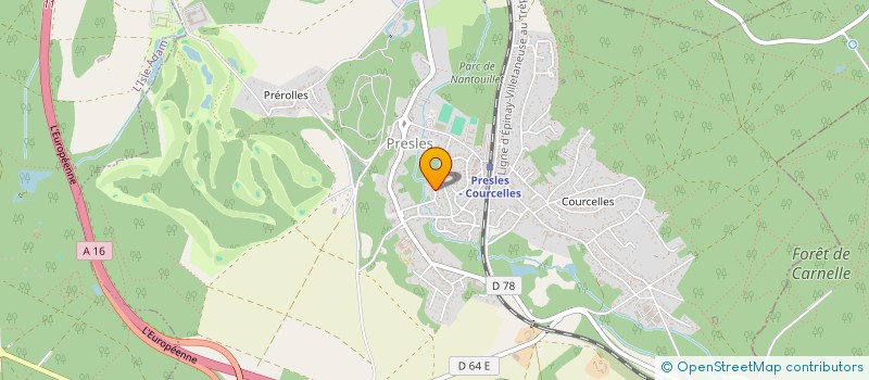 localisation de l'entreprise SCI MATHILDE à PRESLES