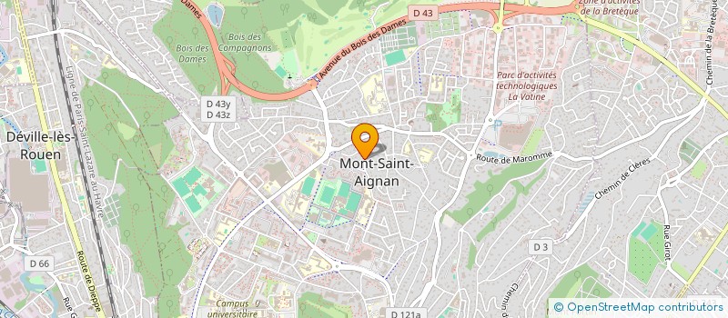 localisation de l'entreprise SCI MATHILDE  MONT-SAINT-AIGNAN