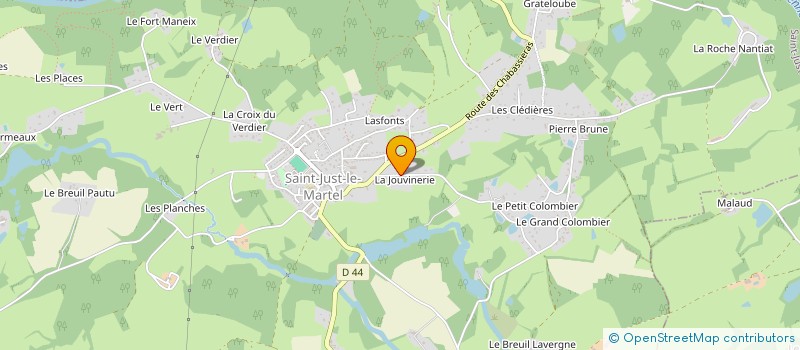 localisation de l'entreprise SCI MATHILDE 99 à SAINT-JUST-LE-MARTEL