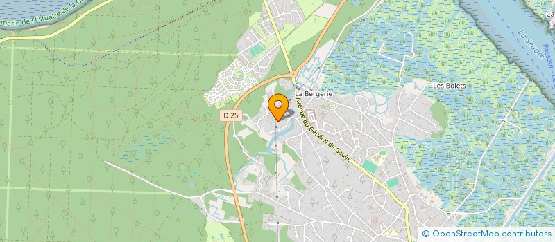 localisation de l'entreprise SCI MATHILDE ET VANILLE  LA TREMBLADE