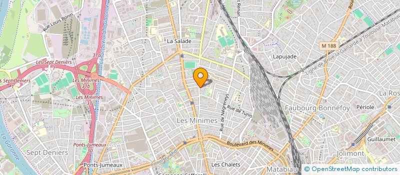 localisation de l'entreprise SCI MATHILO 3164  TOULOUSE