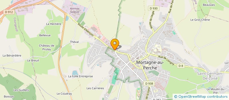 localisation de l'entreprise SCI MATHINA à MORTAGNE-AU-PERCHE