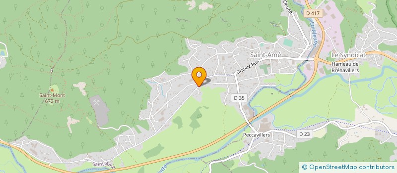 localisation de l'entreprise SCI MATHIOT  SAINT-AME