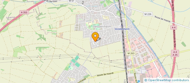 localisation de l'entreprise SCI MATHIS 12  VENDENHEIM