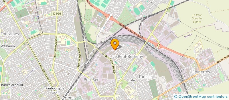 localisation de l'entreprise SCI MATHIS  TINQUEUX