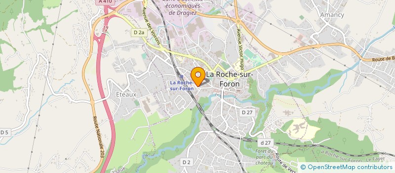 localisation de l'entreprise SCI MATHIS  LA ROCHE-SUR-FORON