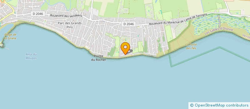 localisation de l'entreprise SCI MATHIS à LA TRANCHE-SUR-MER