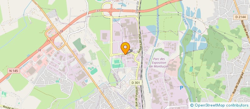 localisation de l'entreprise SCI MATHIS  MONTLUCON