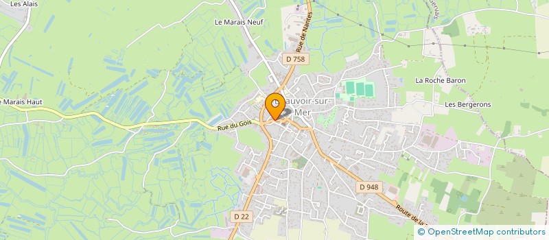 localisation de l'entreprise SCI MATHIS  BEAUVOIR-SUR-MER