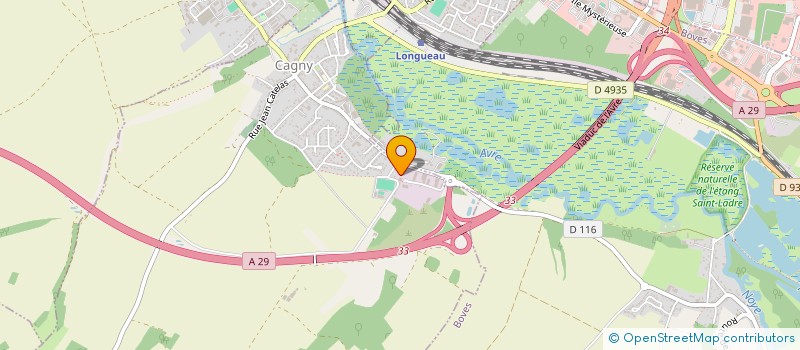 localisation de l'entreprise SCI MATHIS  CAGNY