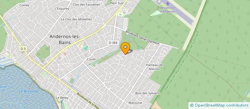 localisation de l'entreprise SCI MATHIS  ANDERNOS-LES-BAINS