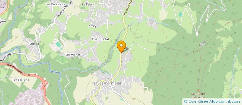 localisation de l'entreprise SCI MATHIS  NAVES-PARMELAN