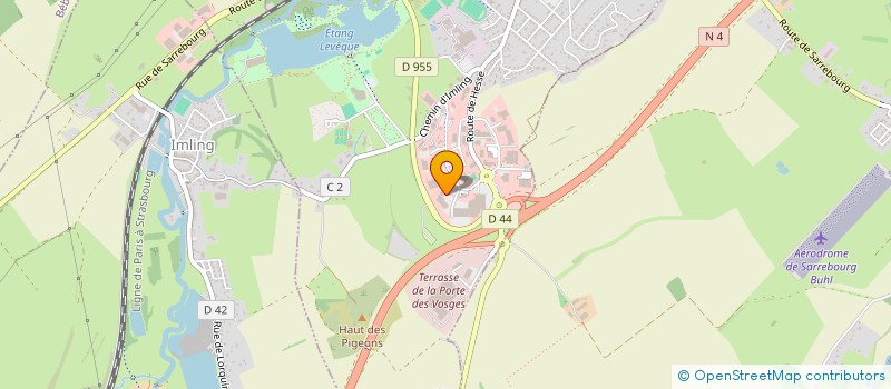 localisation de l'entreprise SCI MATHIS JM à SARREBOURG