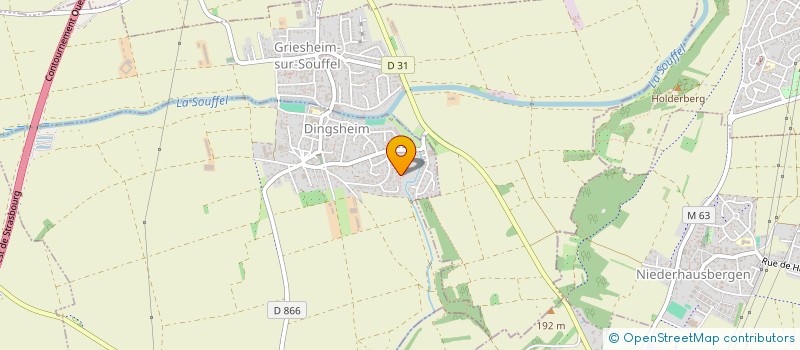 localisation de l'entreprise SCI MATHIS LIEBER  DINGSHEIM