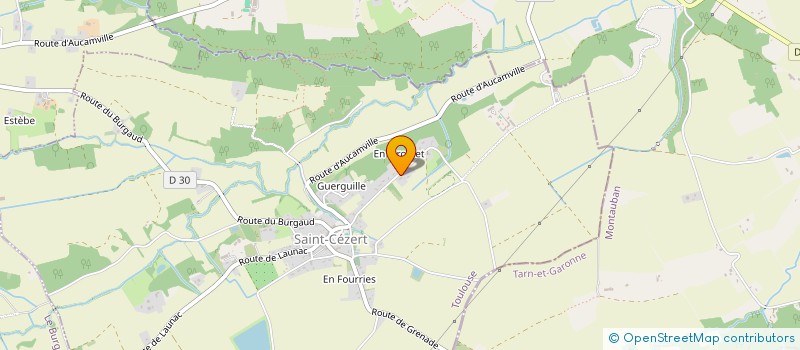 localisation de l'entreprise SCI MATHISAN  SAINT-CEZERT