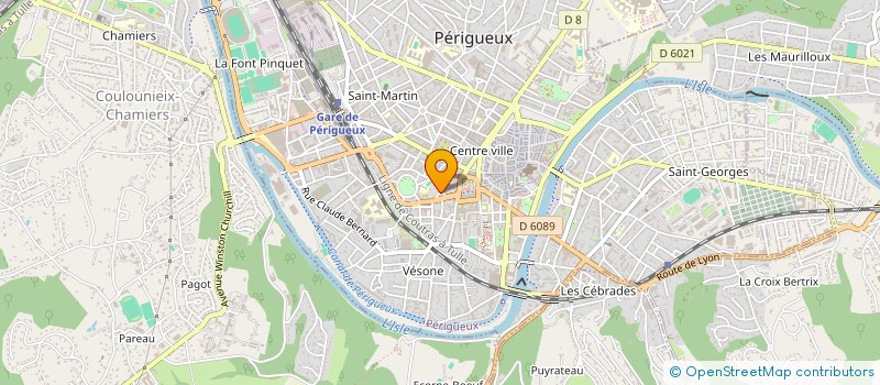 localisation de l'entreprise SCI MATHIVET à PERIGUEUX