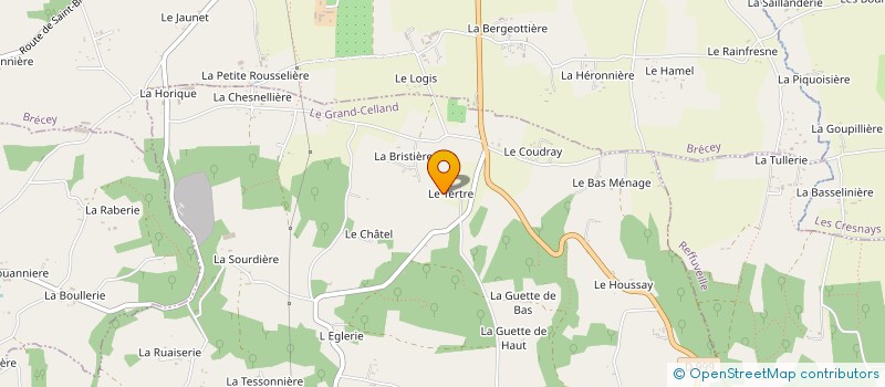 localisation de l'entreprise SCI MATHLISE  LE GRAND-CELLAND