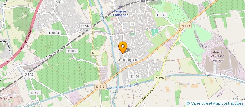 localisation de l'entreprise SCI MATHLO  CODOGNAN