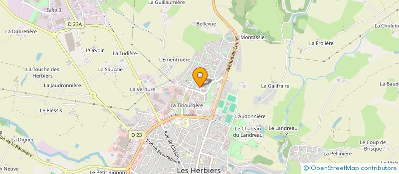 localisation de l'entreprise SCI MATHLOMAR à LES HERBIERS