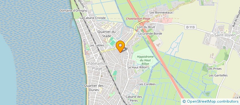 localisation de l'entreprise SCI MATHNEL  CHATELAILLON-PLAGE