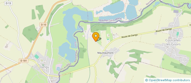 localisation de l'entreprise SCI MATHO  COURCELLES-LES-GISORS