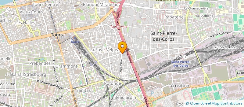 localisation de l'entreprise SCI MATHO IMMOBILIER  TOURS