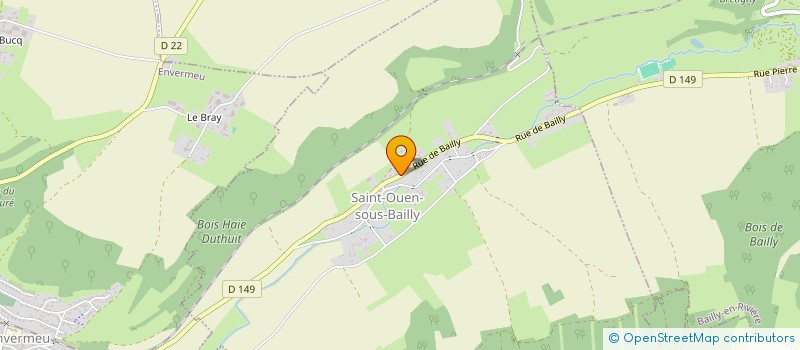 localisation de l'entreprise SCI MATHOLEO  SAINT-OUEN-SOUS-BAILLY