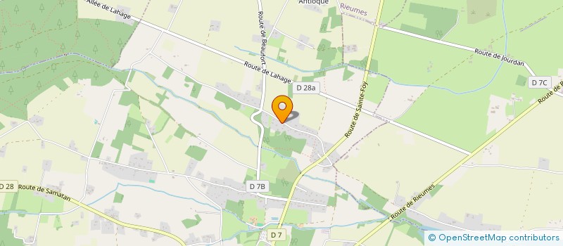 localisation de l'entreprise SCI MATHOLO  RIEUMES