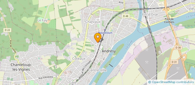 localisation de l'entreprise SCI MATHONNEO  ANDRESY