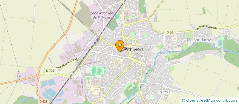 localisation de l'entreprise SCI MATHONNET CARLES à PITHIVIERS