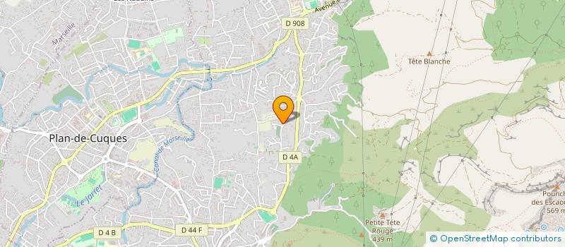 localisation de l'entreprise SCI MATHOR  ALLAUCH