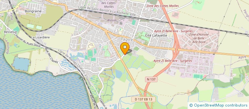 localisation de l'entreprise SCI MATHORIA  AYTRE