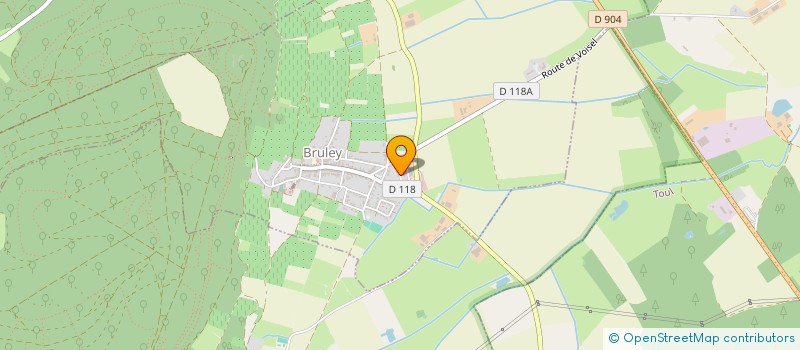 localisation de l'entreprise SCI MATHOS  BRULEY